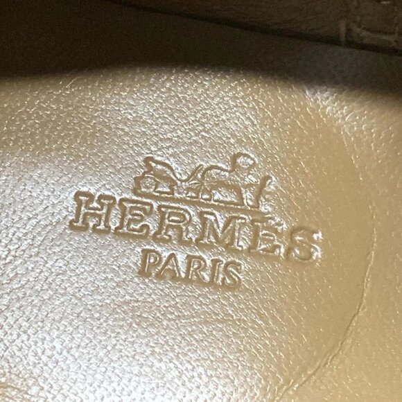 HERMES Neo Black Calf Leather - Women's Boots 689-040925 - Picture 6 of 8